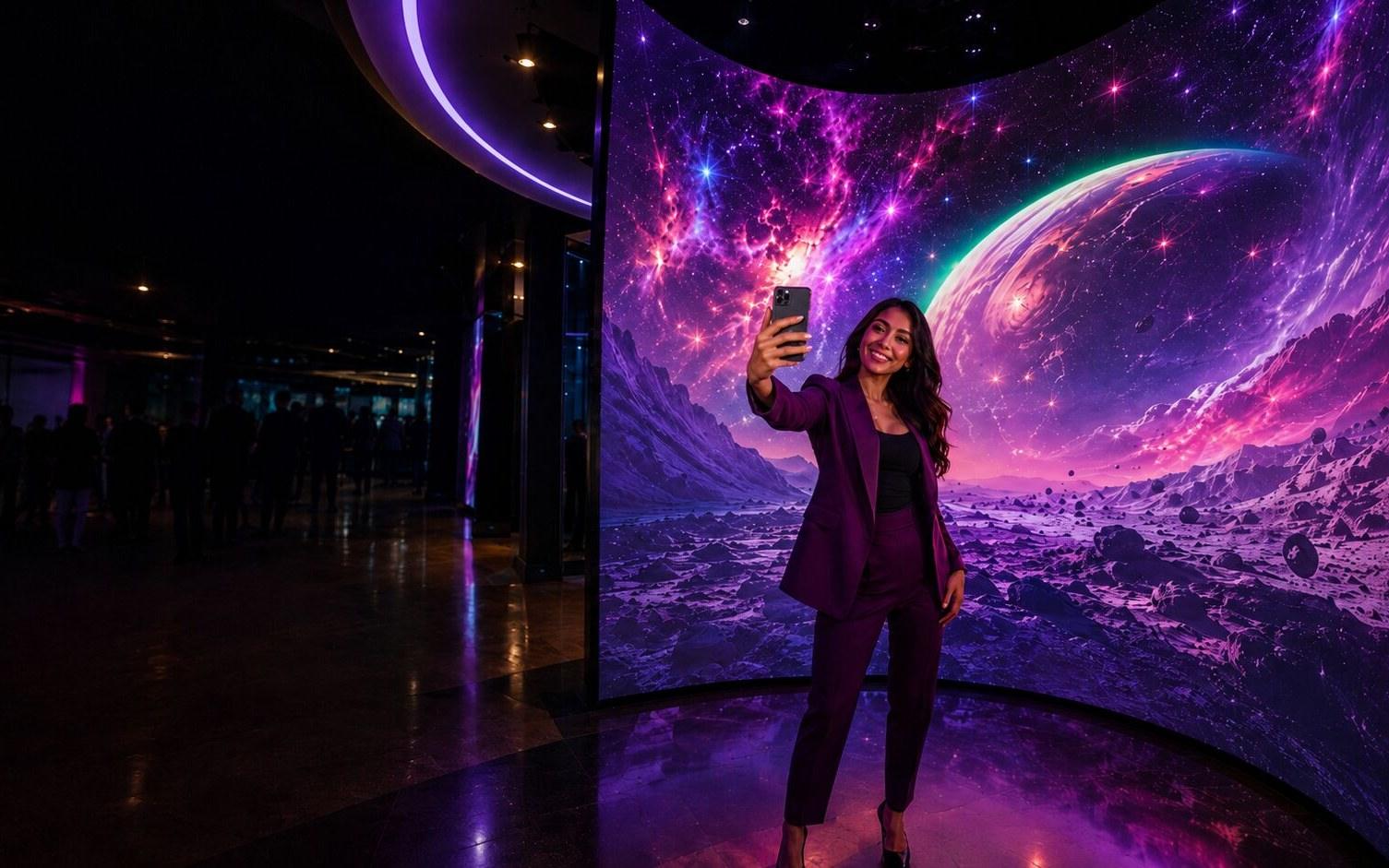 Immersive Selfie Wall for events and trade shows